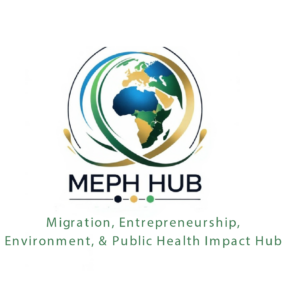 LOGO MEPH HUB Migration, Entrepreneurship, Environment & Public Health Impact Hub